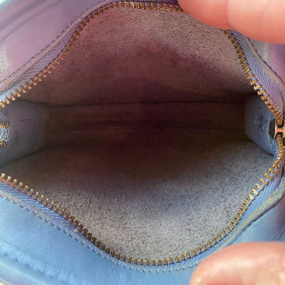 Coach Vintage Abbie Crossbody Bag 💜🩵Periwinkle 9017🩵💜 - Picture 9 of 12